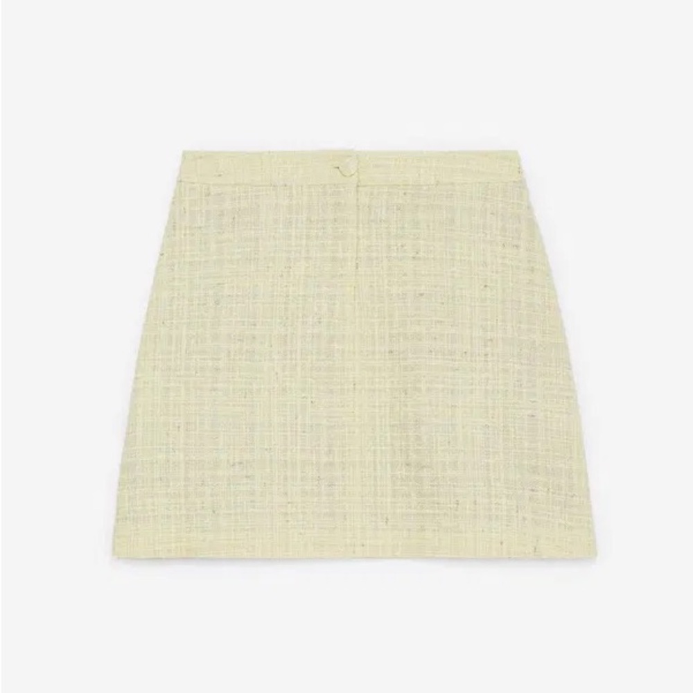 Tweed Short Sparkle-Effect Skirt
